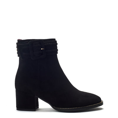 Pacina Black Alcantara Boots