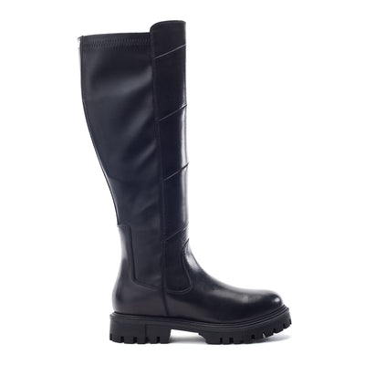 Pakarra Black Leather Leather Boots