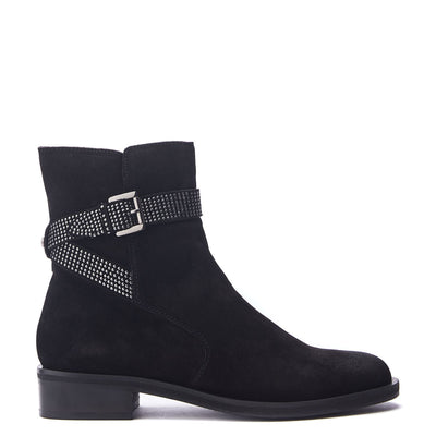 Panazol Black Suede Boots
