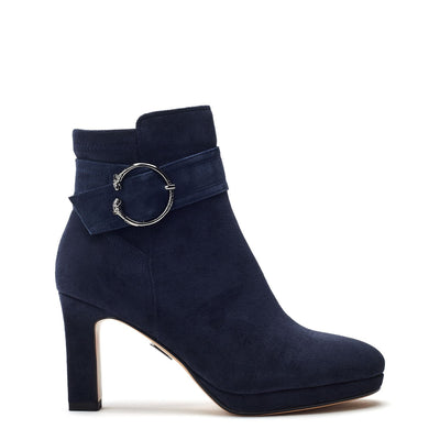 Pelko Navy Alcantara Boots