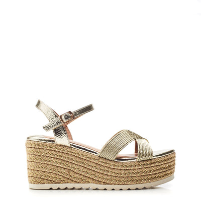 Piala Natural Textile Sandals