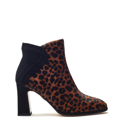 Piarra Leopard Print Pony Boots