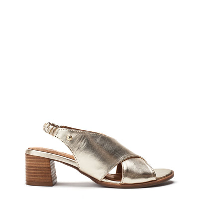 Prinia Champagne Leather Sandals
