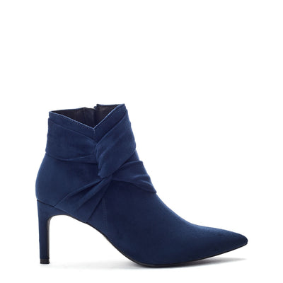 Quinia Navy Alcantara Boots