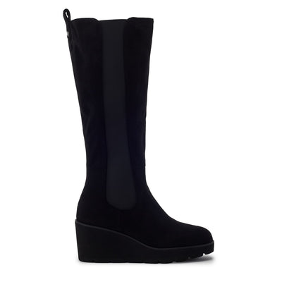 Rounia Black Alcantara Boots