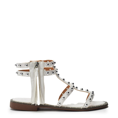 Saffire White Porvair Sandals