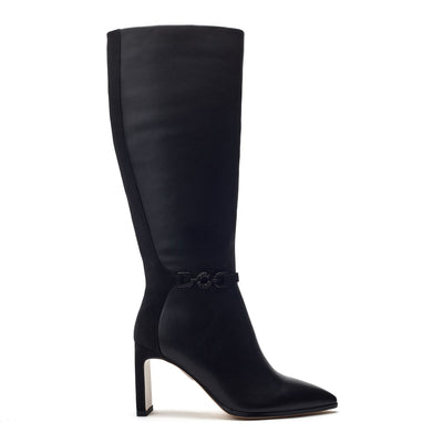 Sakanay Black Leather Boots