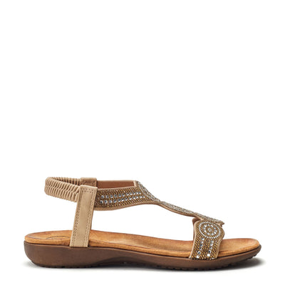 Sarelle Beige Porvair Sandals