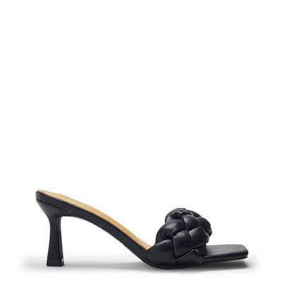 Seanna Black Porvair Sandals