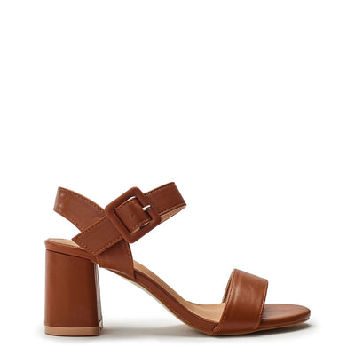 Sevina Camel Porvair Sandals