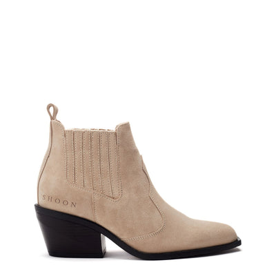 Sh Alto Beige Suede Boots