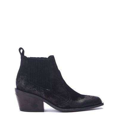 Sh Alto Black Suede Boots