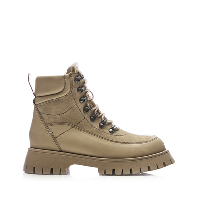 Sh Anello Beige Leather Boots