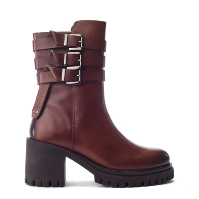 Sh Ariss Tan Leather Boots