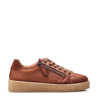 Sh Elston Tan Leather Trainers