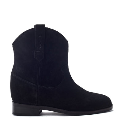 Sh Gallop Black Suede Boots