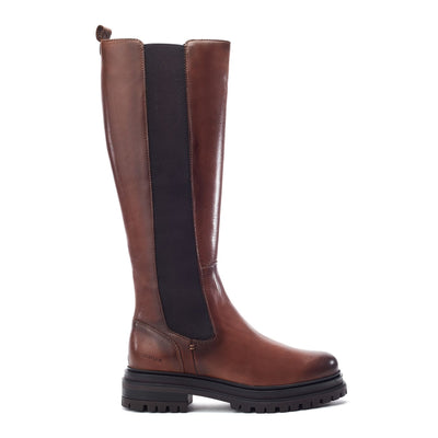 Sh Giiia Tan Leather Boots
