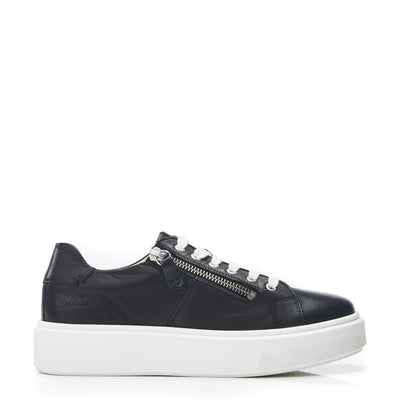 Sh Idria Black Leather Trainers