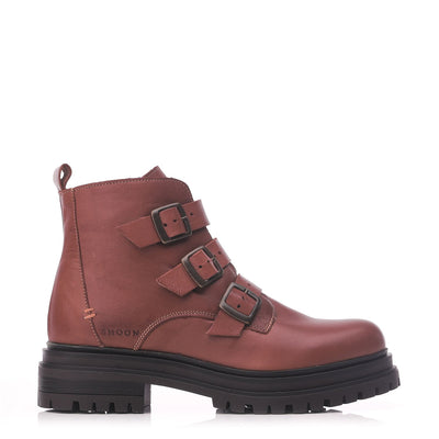Sh Iguacu Tan Leather Boots