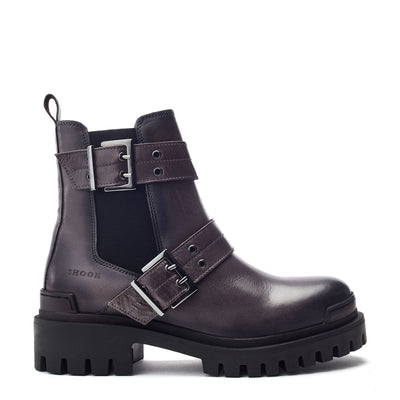 Sh Ilroy Grey Leather Boots