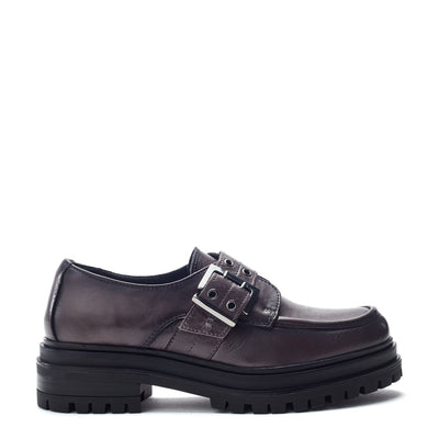 Sh Imoge Grey Leather Shoes