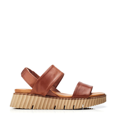 Sh Indiana Tan Leather Sandals