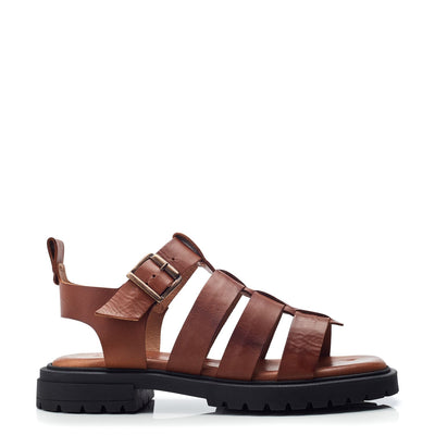 Sh Inshore Tan Leather Sandals