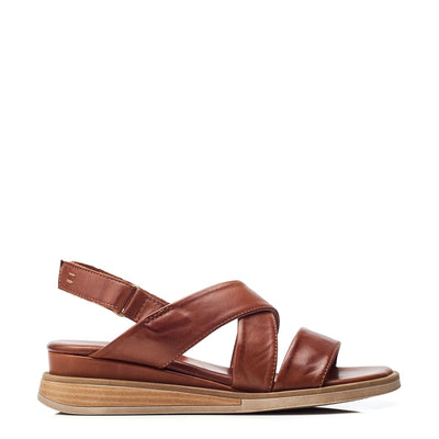 Sh Iranna Tan Leather Sandals