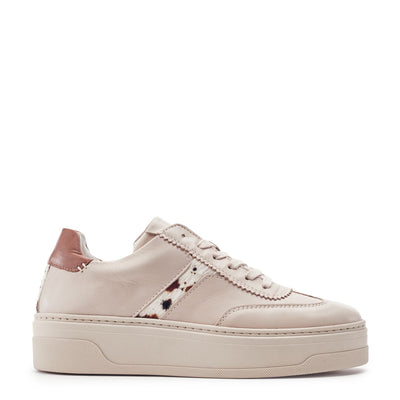 Sh Ire Off White Leather Trainers