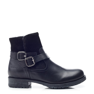 Sh Oakridge Black Leather Boots