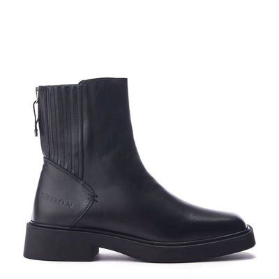 Sh Palmeras Black Leather Boots