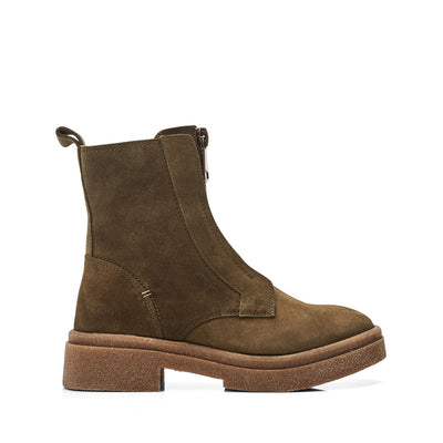 Sh Sacoma Olive Suede Boots