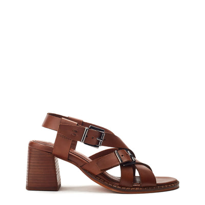 Sh Sandie Tan Leather Sandals