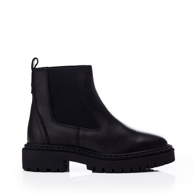 Sh Santos Black Leather Boots