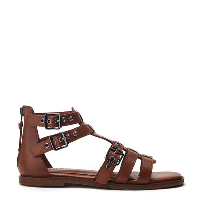 Sh Shelly Tan Leather Sandals