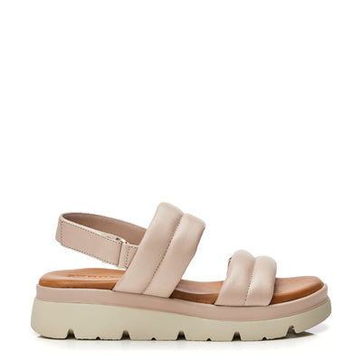 Sh Squash Taupe Leather Sandals