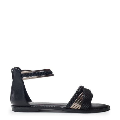 Shani Black Porvair Sandals