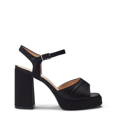 Sima Black Porvair Sandals