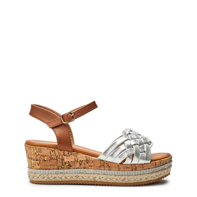 Sonal Silver Porvair Sandals