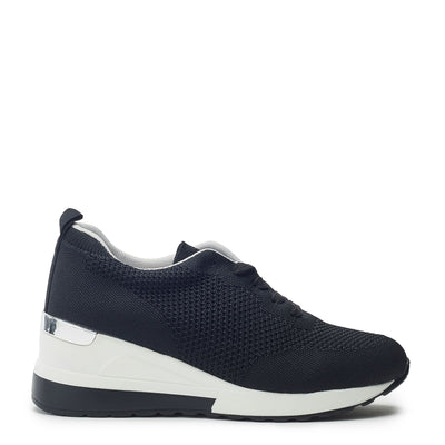 Sorelia Black Porvair Trainers