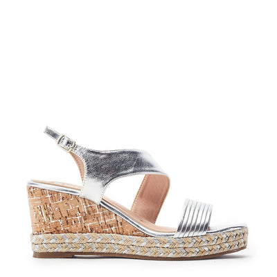 Spotalia Silver Porvair Sandals