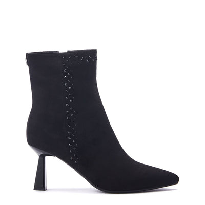 Wilmaa Black Alcantara Boots