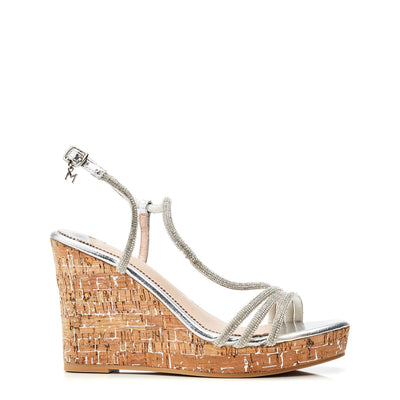 Winni Silver Metallic Sandals